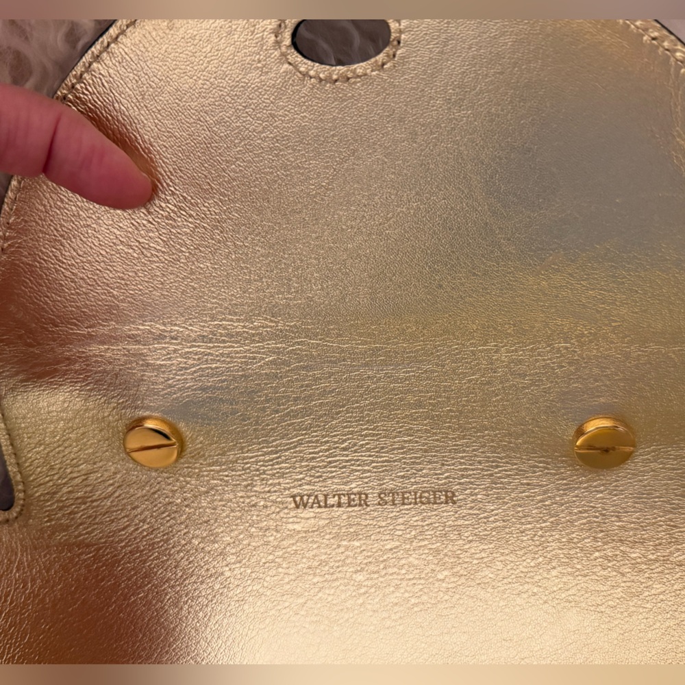 Unique Walter Steiger patent leather made in Italy origami purse - Picture 11 of 16